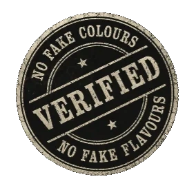 Verified — no fake colours, no fake flavours
