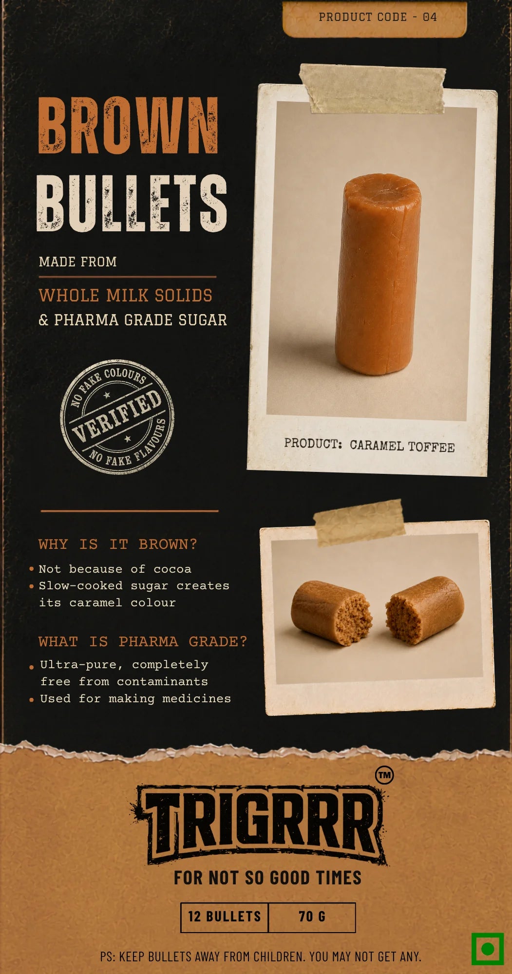 Brown Bullets — spec sheet