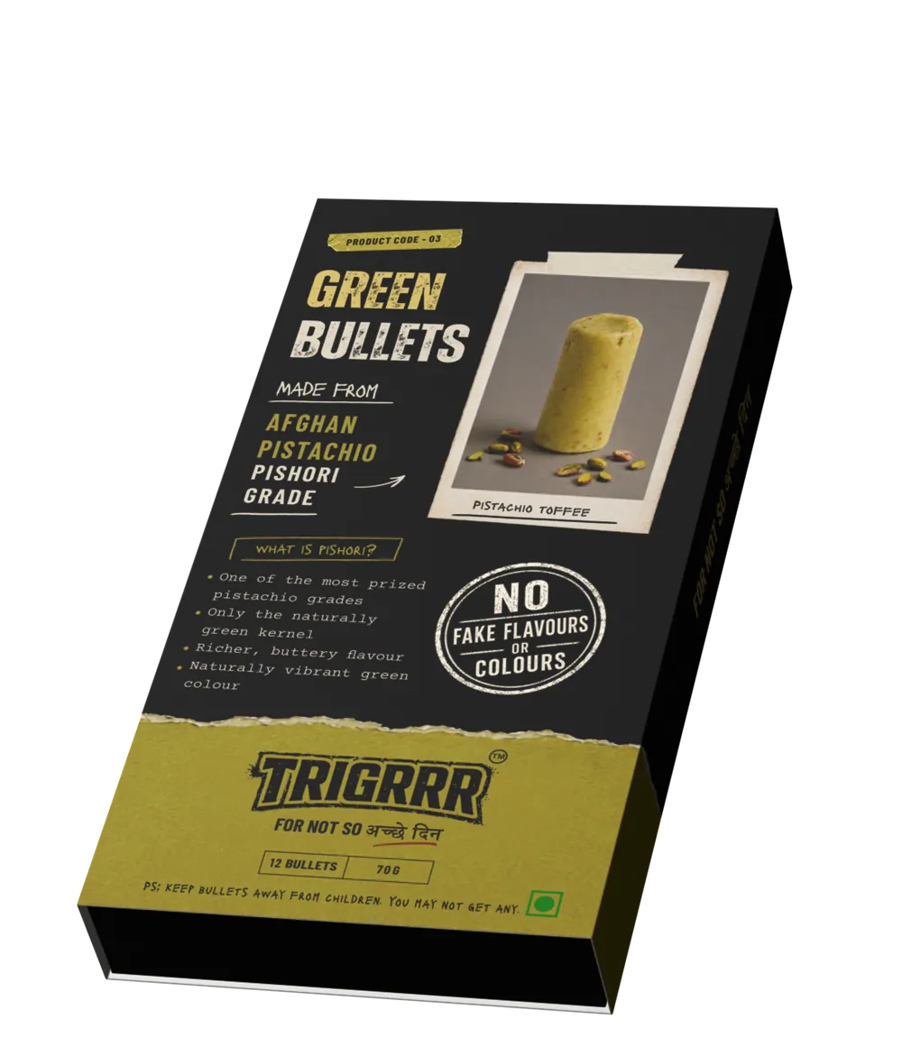 Green bullets box, closed